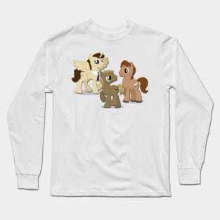 Supernatural Ponies: Mane Three Long Sleeve T-Shirt